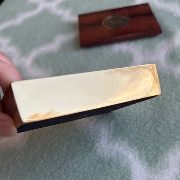 Solid brass and wood lid American Bankers Association Box - Picture 6 of 11